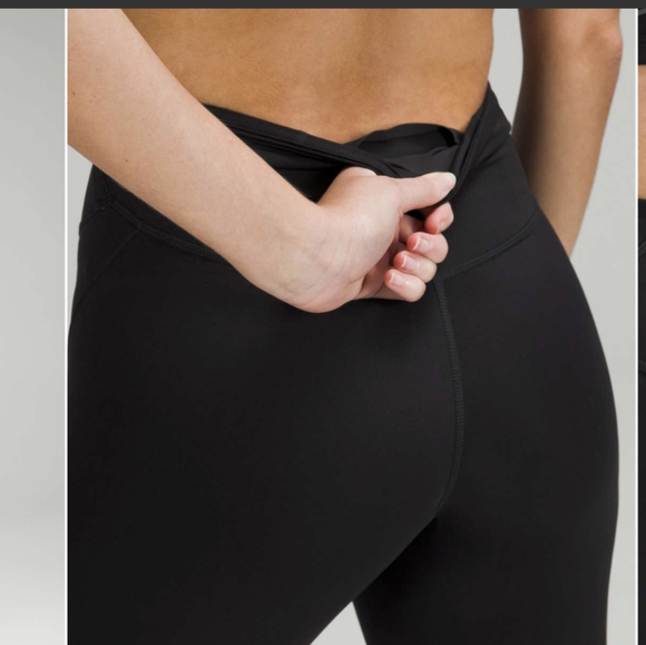 Lululemon Base Pace High-Rise Reflective Tight 25"Black, Size 6 - Picture 3 of 10